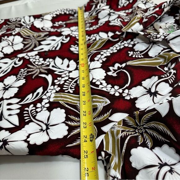 Ky’s Hawaiian Shirt 100% Cotton Surlboards Tropical Floral Print Mens Size XL - Picture 5 of 9